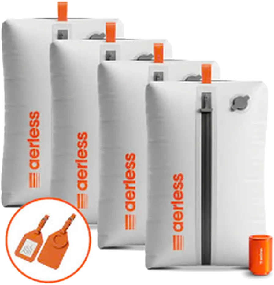 4 Vacuum Bag Kit + FREE Luggage Tag